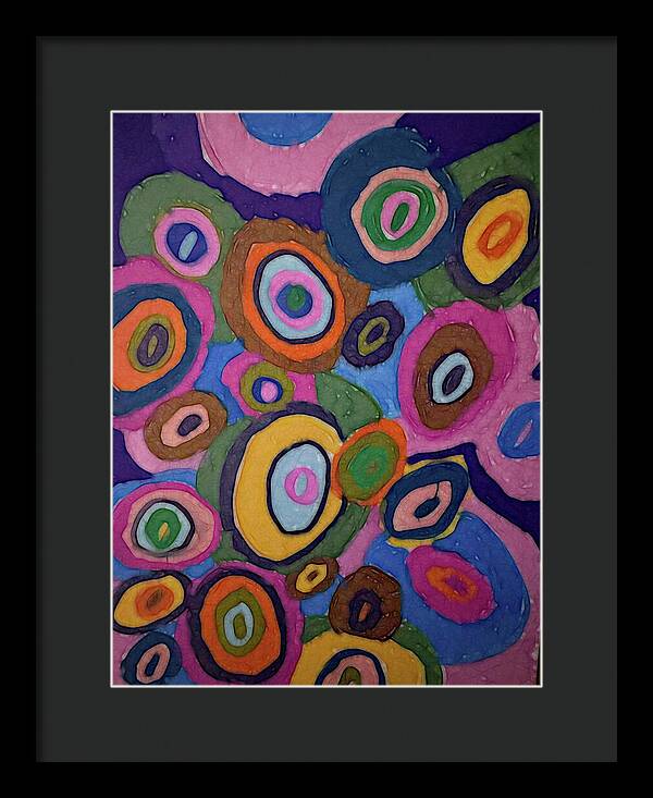 Warm Autumn Bubbles - Framed Print