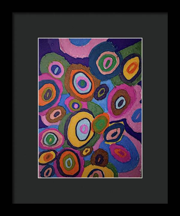 Warm Autumn Bubbles - Framed Print