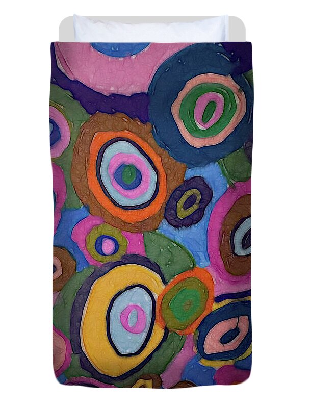 Warm Autumn Bubbles - Duvet Cover