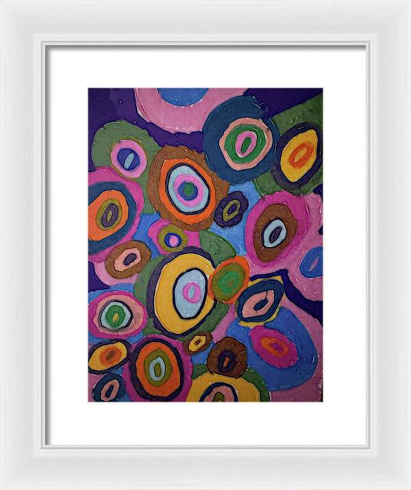 Warm Autumn Bubbles - Framed Print