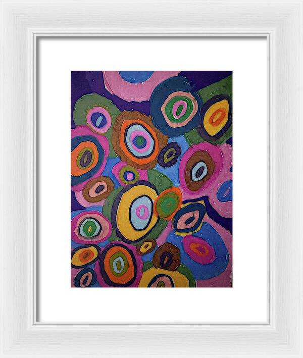 Warm Autumn Bubbles - Framed Print
