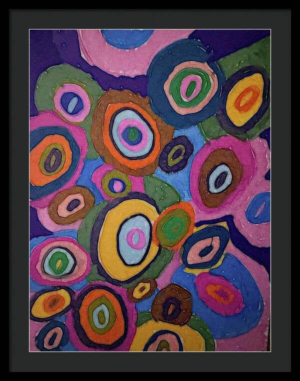 Warm Autumn Bubbles - Framed Print