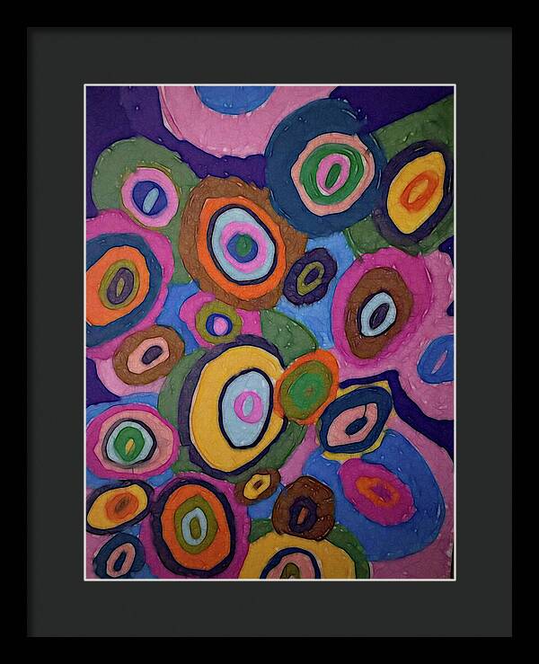 Warm Autumn Bubbles - Framed Print