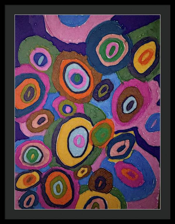 Warm Autumn Bubbles - Framed Print