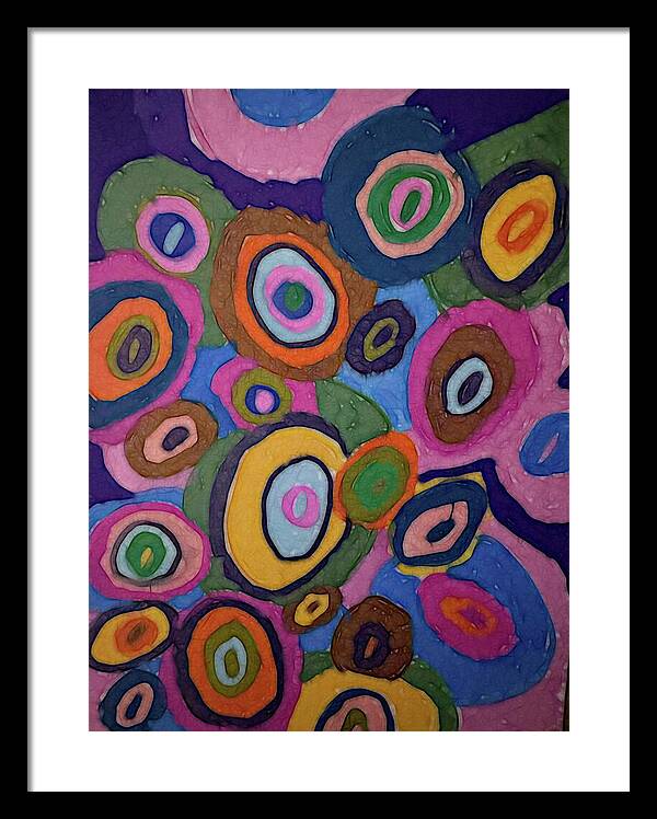 Warm Autumn Bubbles - Framed Print