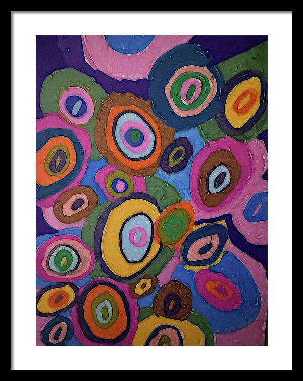Warm Autumn Bubbles - Framed Print