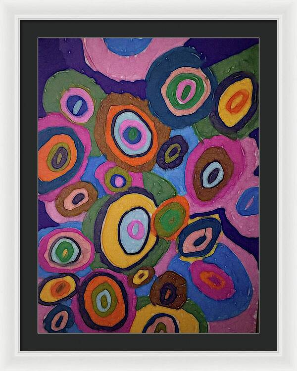 Warm Autumn Bubbles - Framed Print