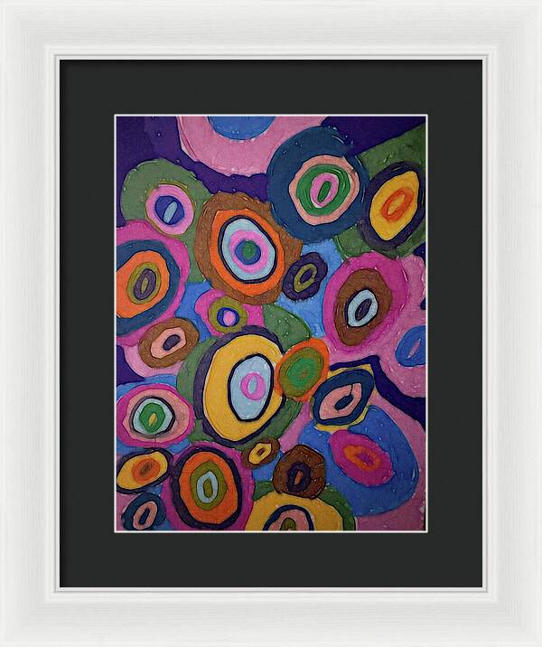 Warm Autumn Bubbles - Framed Print