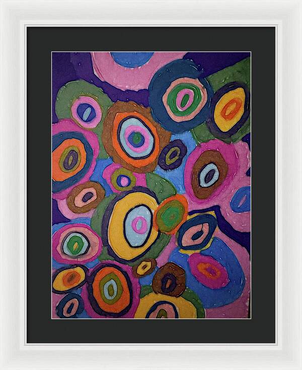 Warm Autumn Bubbles - Framed Print