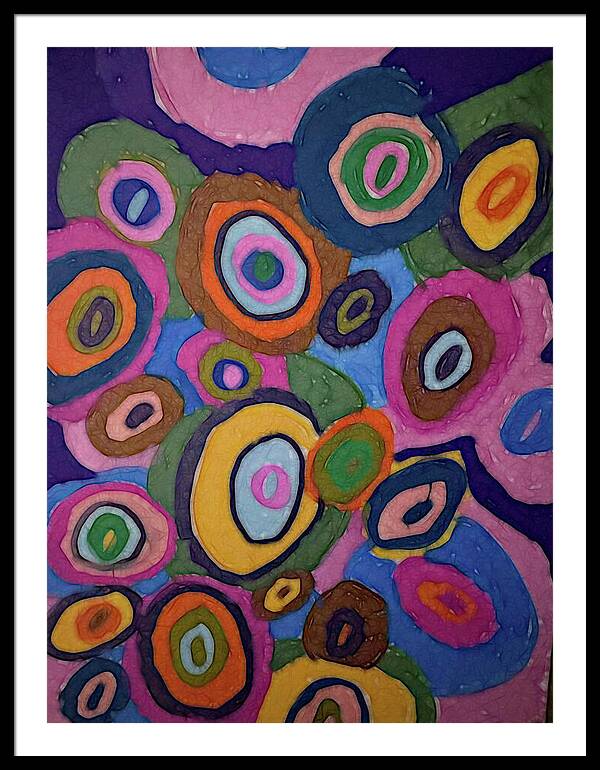 Warm Autumn Bubbles - Framed Print