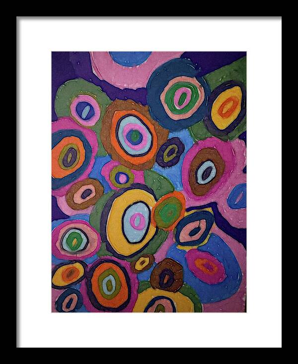 Warm Autumn Bubbles - Framed Print