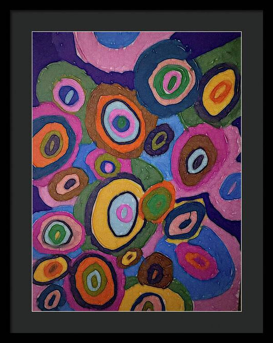 Warm Autumn Bubbles - Framed Print