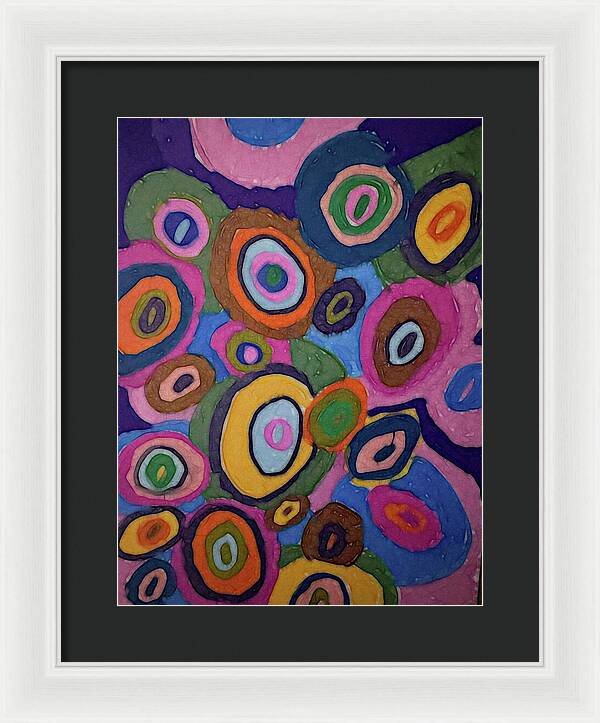 Warm Autumn Bubbles - Framed Print