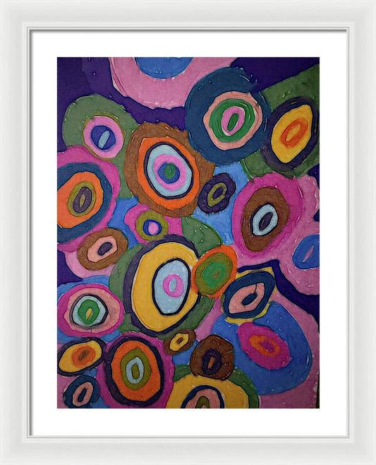 Warm Autumn Bubbles - Framed Print