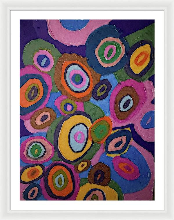 Warm Autumn Bubbles - Framed Print
