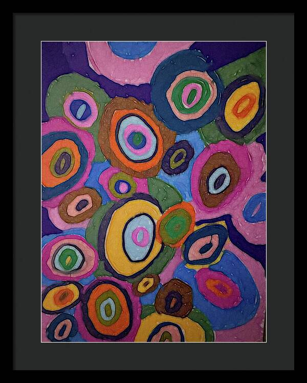 Warm Autumn Bubbles - Framed Print