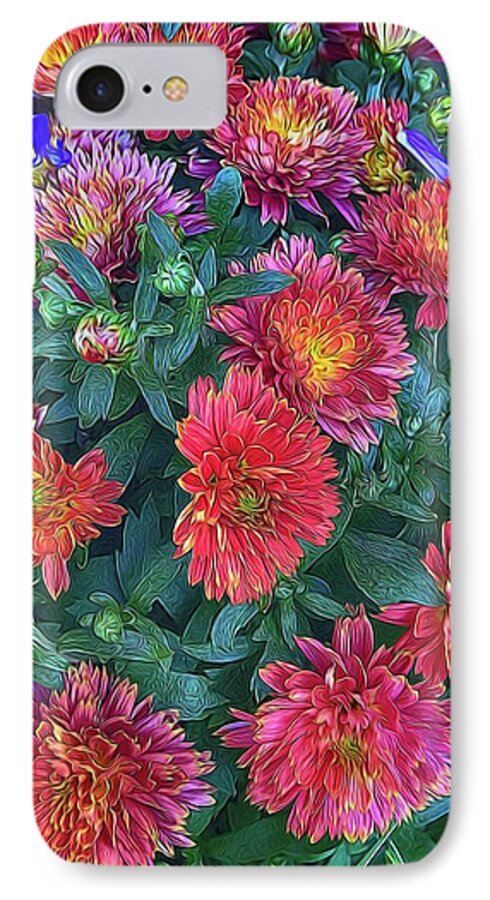 Warm Fall Mums - Phone Case