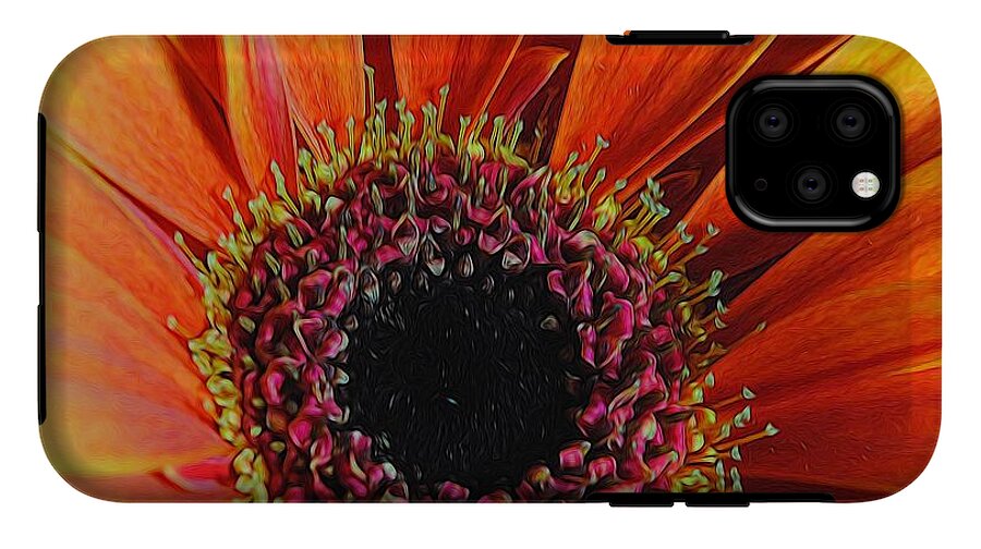 Yellow Orange Daisy Close Up - Phone Case