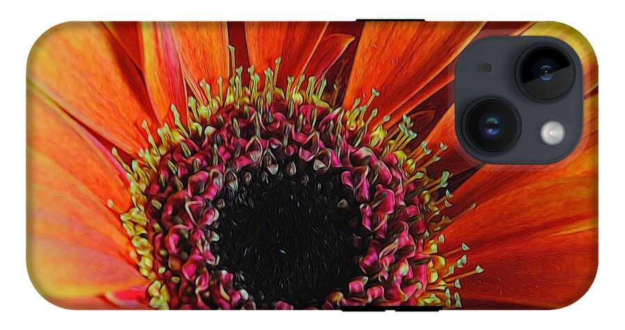 Yellow Orange Daisy Close Up - Phone Case