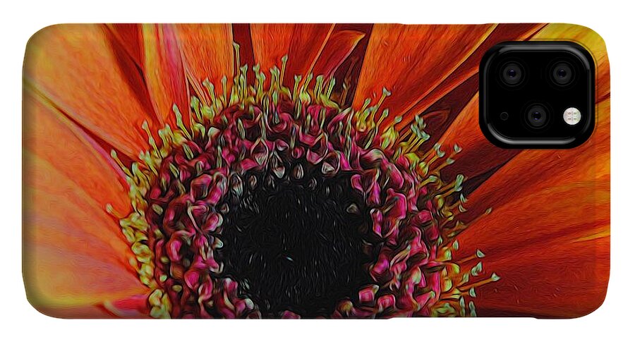 Yellow Orange Daisy Close Up - Phone Case