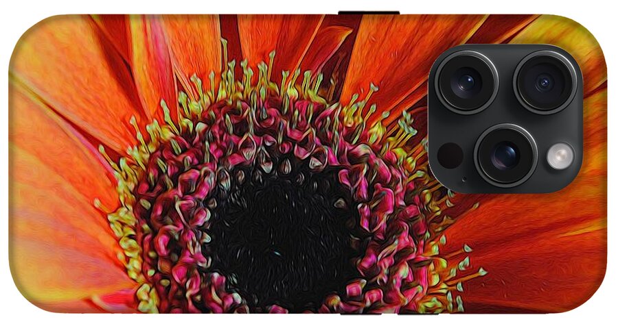 Yellow Orange Daisy Close Up - Phone Case