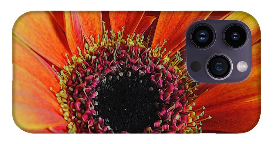 Yellow Orange Daisy Close Up - Phone Case
