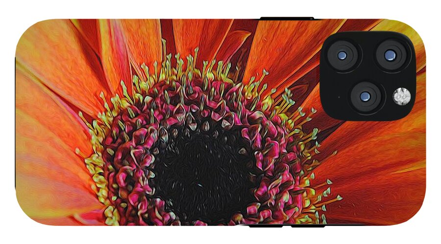 Yellow Orange Daisy Close Up - Phone Case