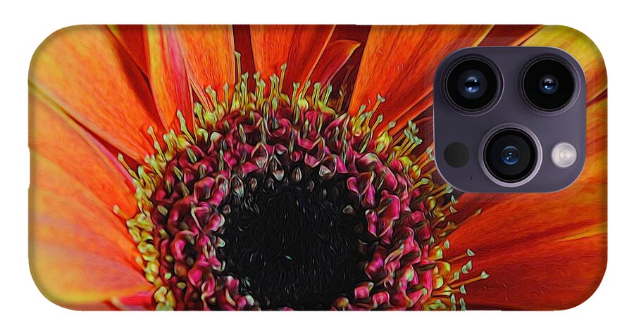 Yellow Orange Daisy Close Up - Phone Case