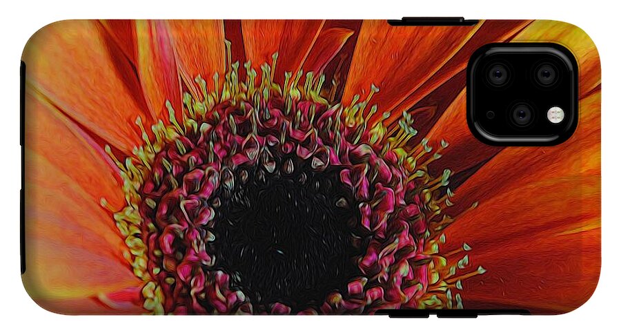 Yellow Orange Daisy Close Up - Phone Case