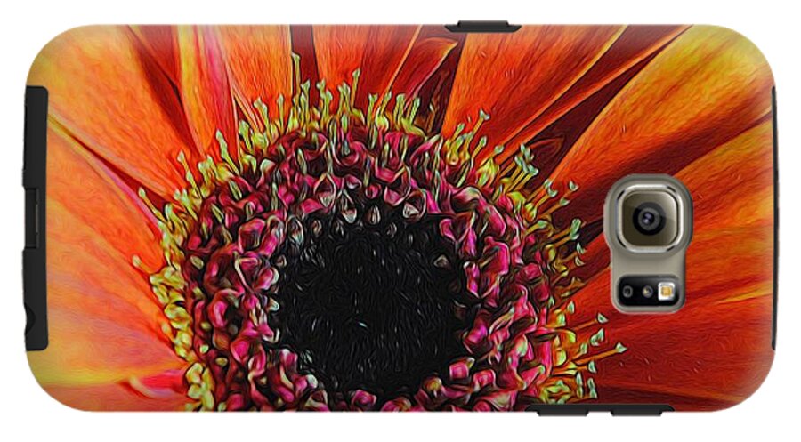 Yellow Orange Daisy Close Up - Phone Case