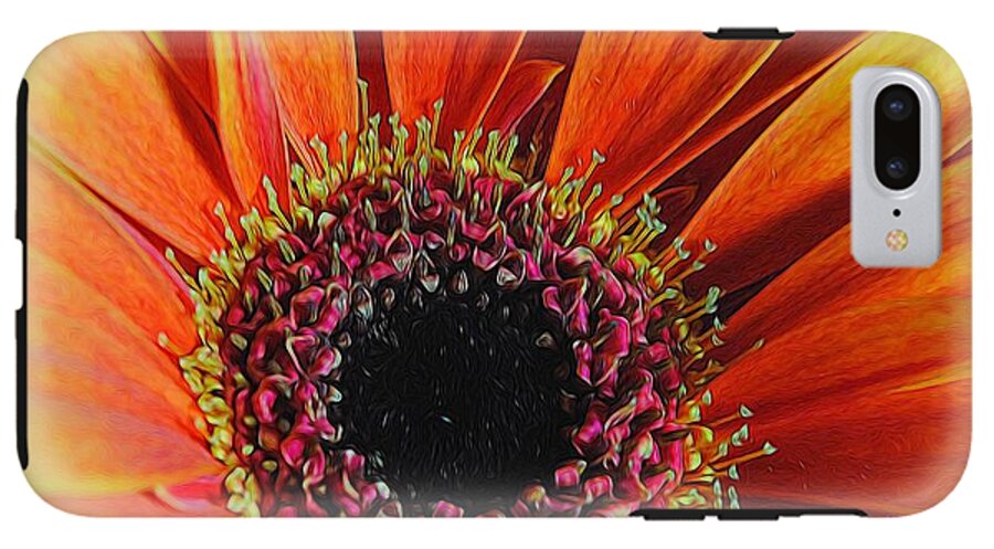 Yellow Orange Daisy Close Up - Phone Case