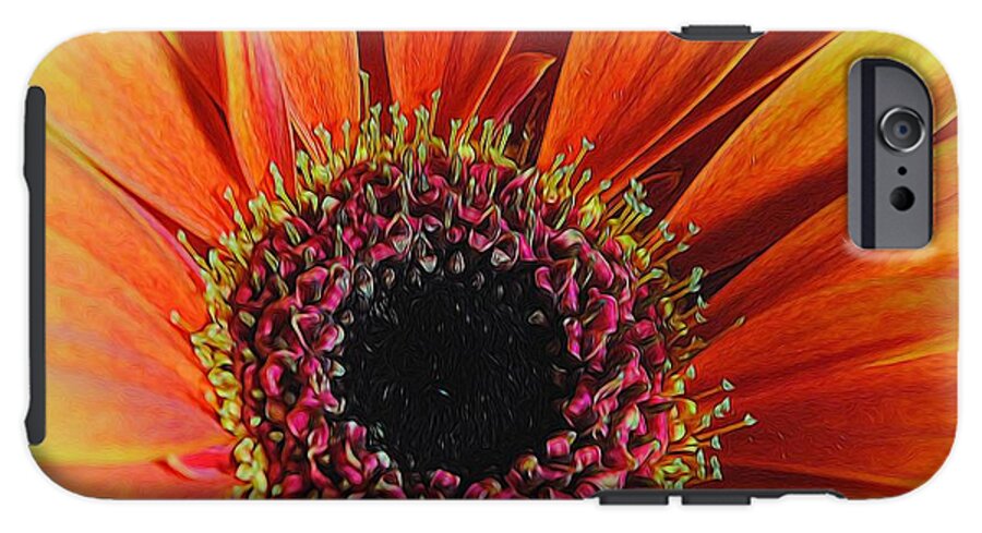 Yellow Orange Daisy Close Up - Phone Case