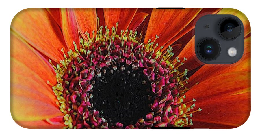 Yellow Orange Daisy Close Up - Phone Case