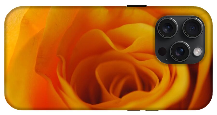 Yellow Rose Close Up - Phone Case