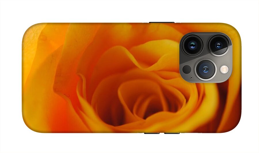 Yellow Rose Close Up - Phone Case