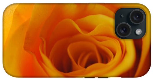 Yellow Rose Close Up - Phone Case