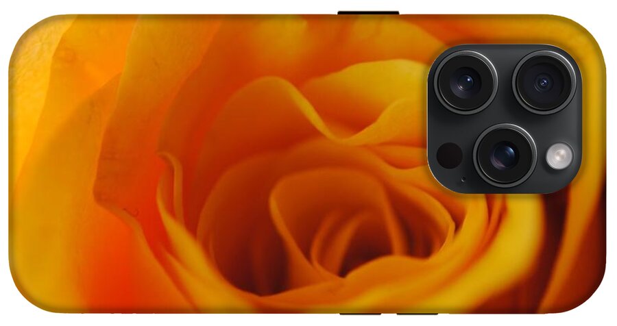Yellow Rose Close Up - Phone Case