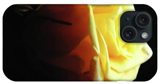 Yellow Rose Sideview - Phone Case