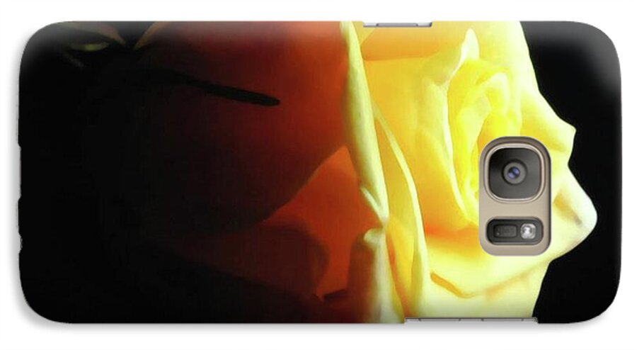 Yellow Rose Sideview - Phone Case