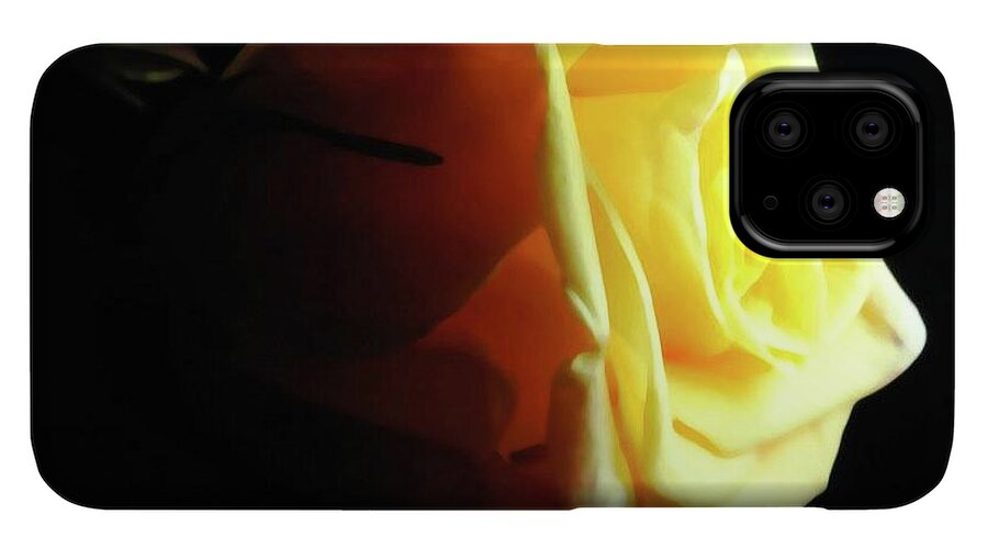 Yellow Rose Sideview - Phone Case