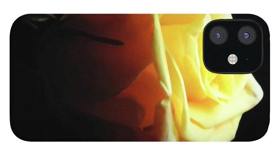 Yellow Rose Sideview - Phone Case
