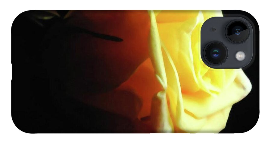 Yellow Rose Sideview - Phone Case