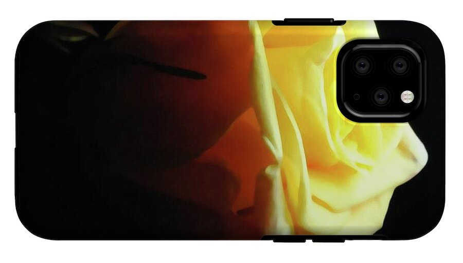 Yellow Rose Sideview - Phone Case