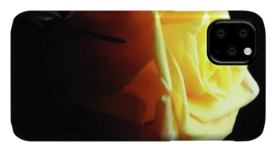 Yellow Rose Sideview - Phone Case