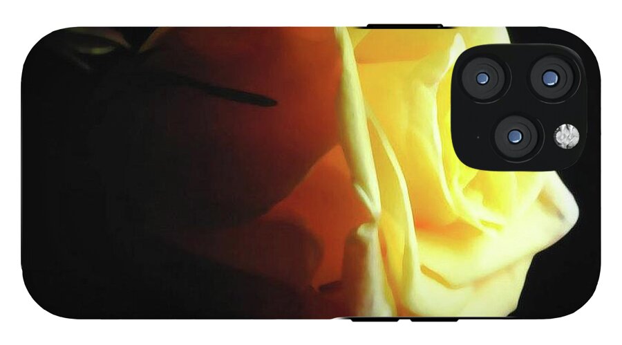 Yellow Rose Sideview - Phone Case