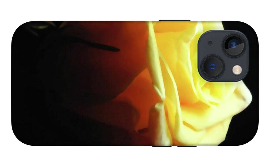 Yellow Rose Sideview - Phone Case