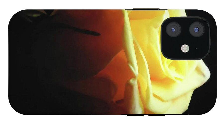 Yellow Rose Sideview - Phone Case