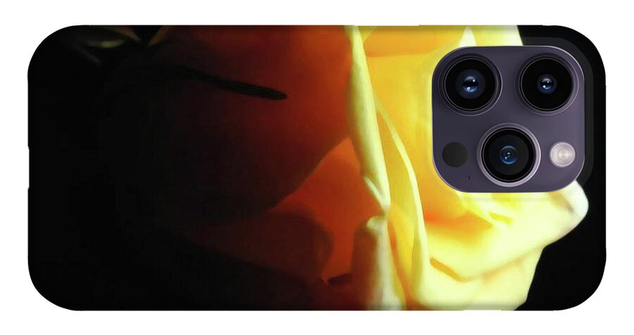 Yellow Rose Sideview - Phone Case