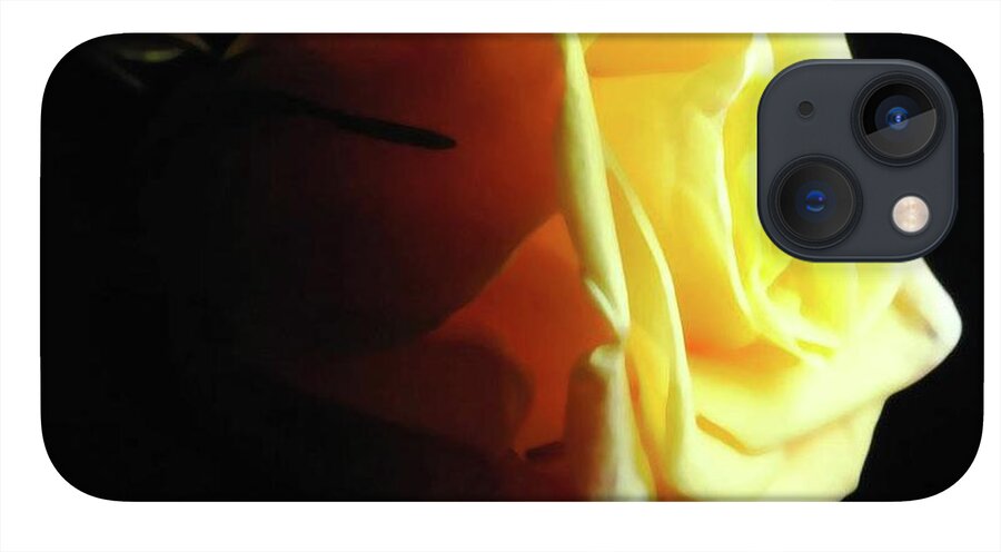 Yellow Rose Sideview - Phone Case