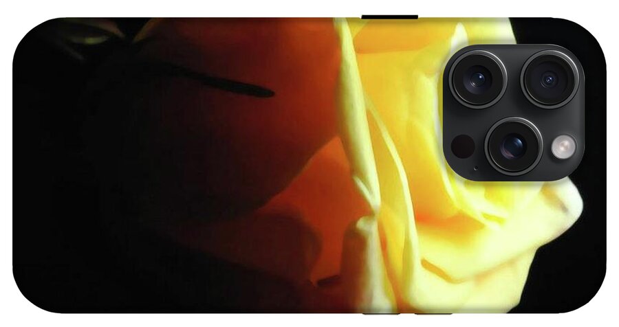 Yellow Rose Sideview - Phone Case